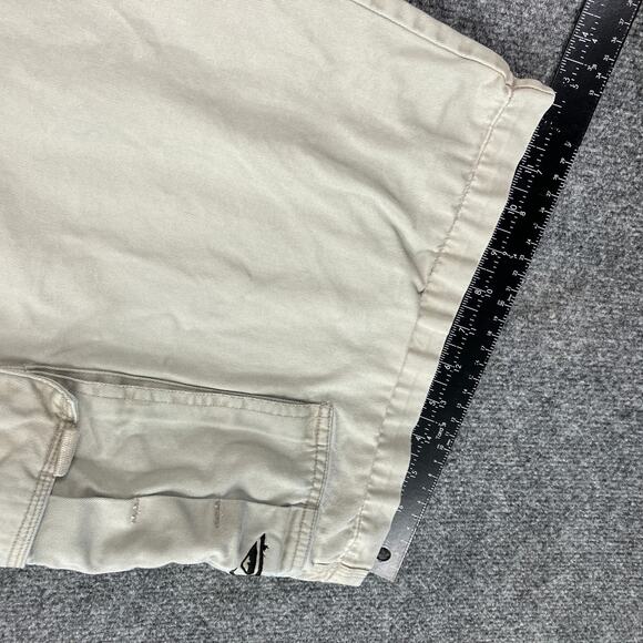 Quiksilver Cargo Shorts Mens Size 38 Beige Casual Utility Outdoor Pockets - Picture 2 of 10